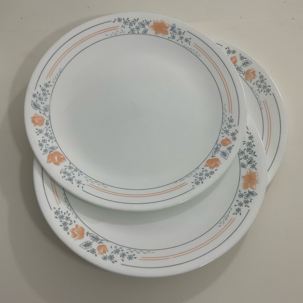 Corelle Apricot Grove dinner plates set of 3